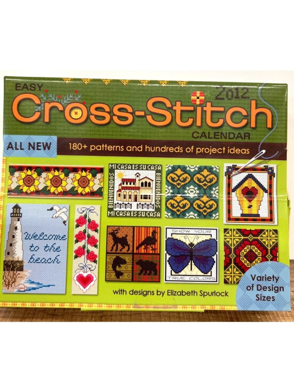 Easy Cross-Stitch 2012 Calendar With 180+ Patterns & Project Ideas Designs By El